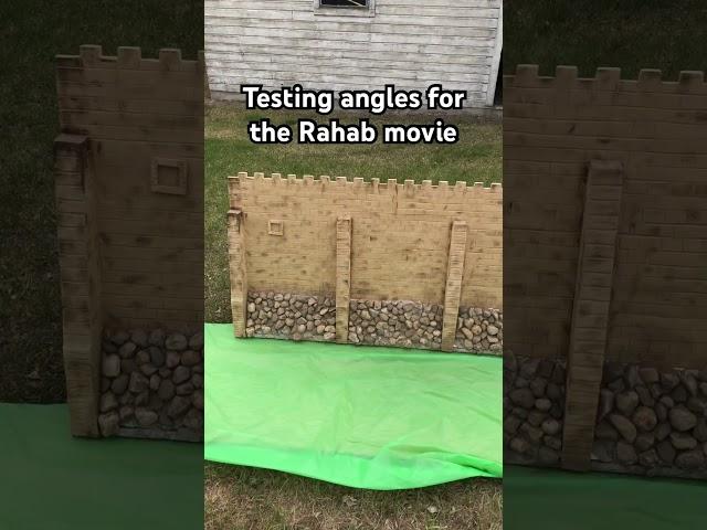 Testing out angles for cool shot in the Rahab movie #movie #rahab #bts