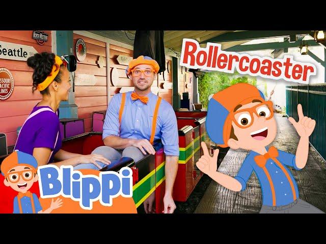 Visit Adventure City with Blippi x Meekah! | Blippi | Moonbug Kids - Fun Zone