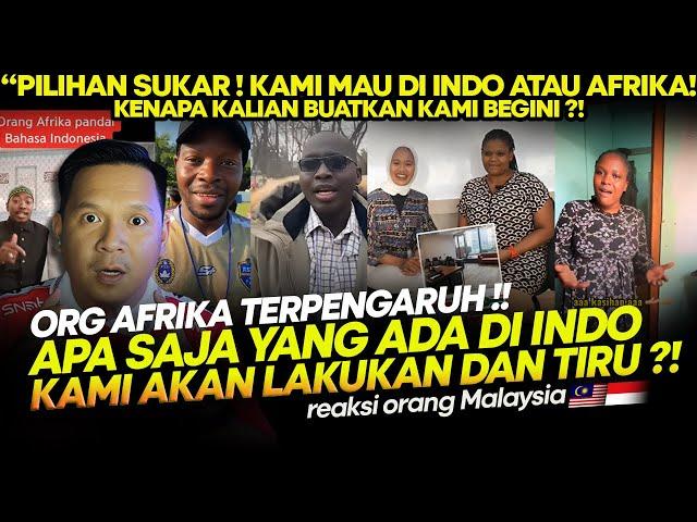 KAMI MENIRU DAN LAKUKAN ! WARGA AFRIKA RUGI GAK KENAL AWAL DENGAN INDONESIA SETELAH TAU BEGINI JADI?