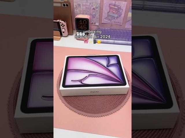 NEW iPad Air 2024  "purple" iPad Air M2 unboxing