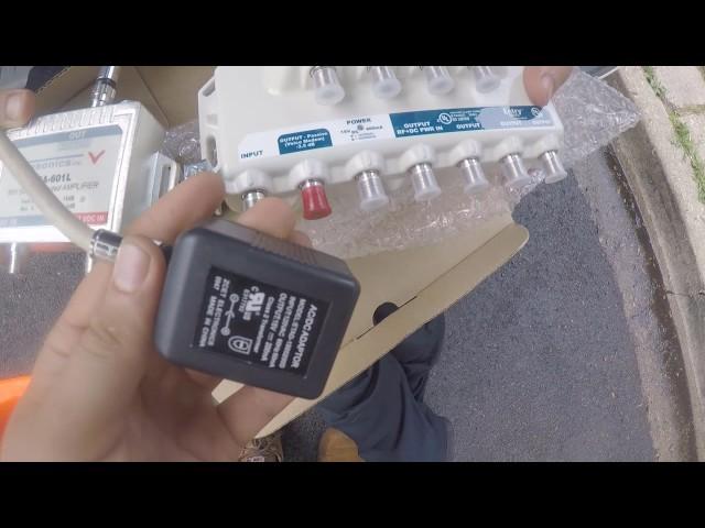 #cabletoday Amplifier for coaxial cable. Amp. Booster. Усилитель сигнала Anyway2USA. [Сергей Шипоша]