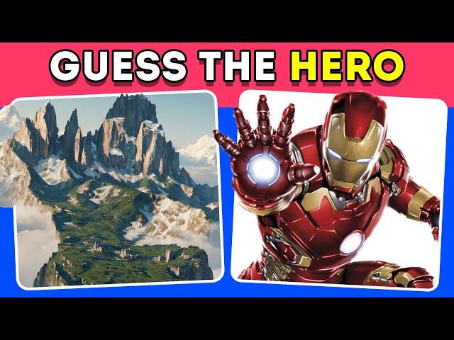 Guess The Hidden Marvel Hero by ILLUSION‍️Easy, Medium, Hard Levels