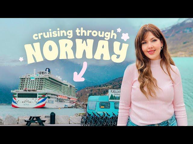 Our first experience of a Cruise Port day in the stunning Norwegian Fjords ️  Iona P&O Cruise Vlogs