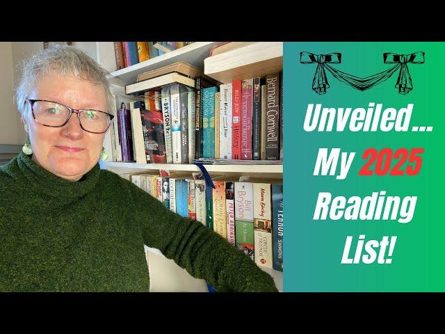 My 2025 TBR: My line-up of books I'm hoping to read this year!