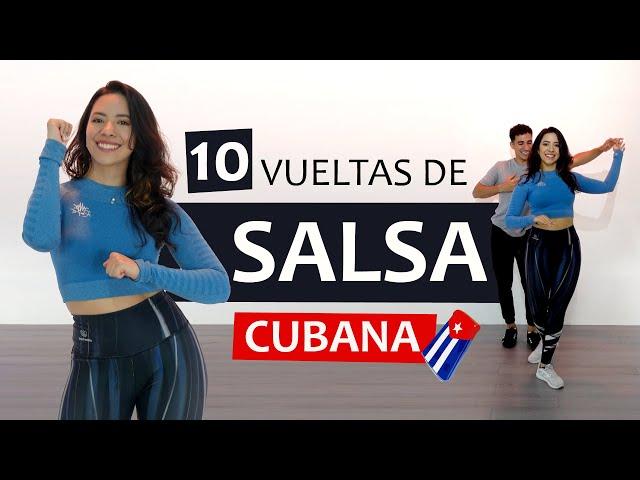 Vueltas de SALSA CUBANA - Nivel básico 1