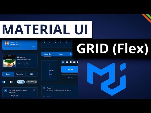 Material UI v.5 Tutorial | Use The MUI Grid | Part 2