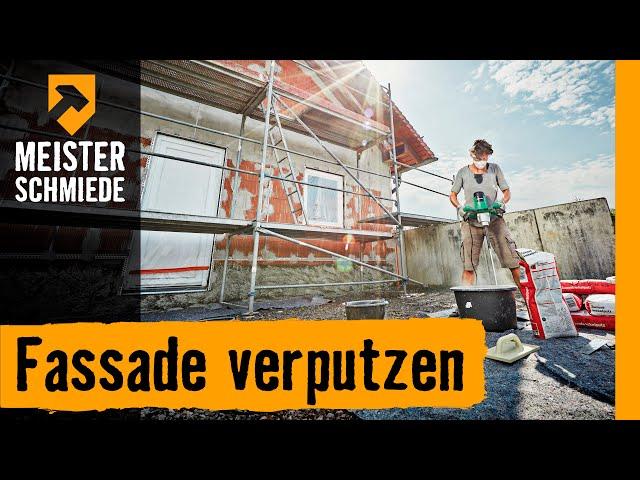 Fassade verputzen | HORNBACH Meisterschmiede