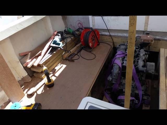 colvic watson 23 rear decking in situ
