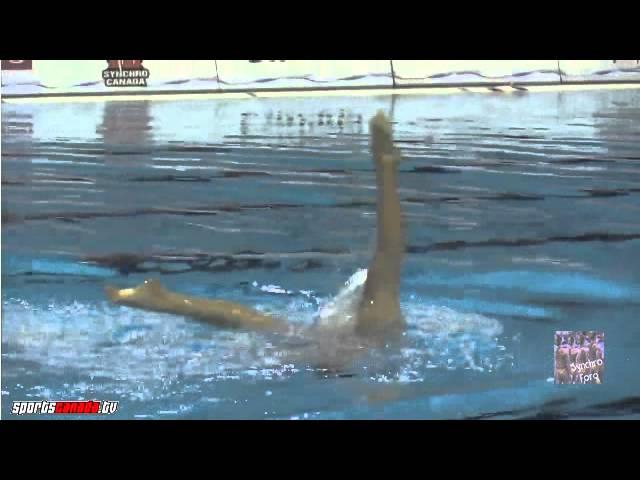 Brooke Brimo (Montreal Synchro) Solo Free Final Shiseido Canadian Open 2015