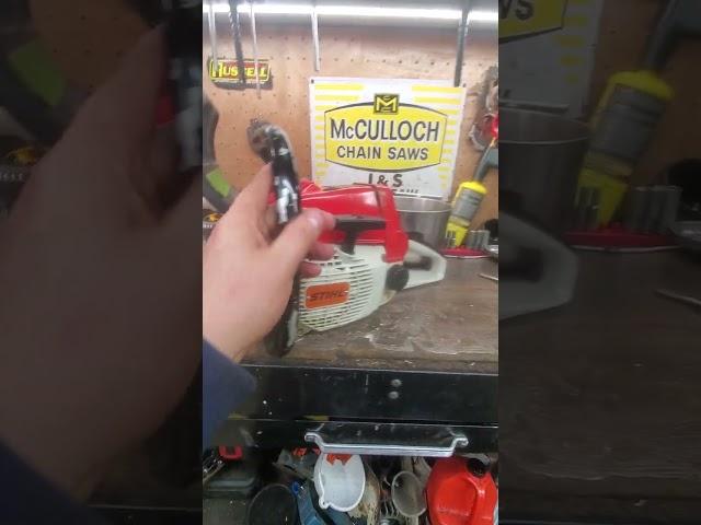 MINT Stihl 026 How To Port A Chainsaw???  #shorts