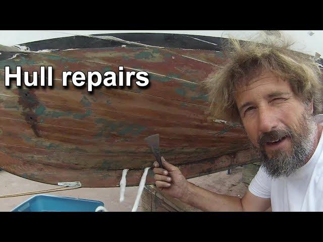 Wooden Boat Restoration: Fixing Hull Bleeders and Tackling Slick Seam Repairs - MV Zephyrus