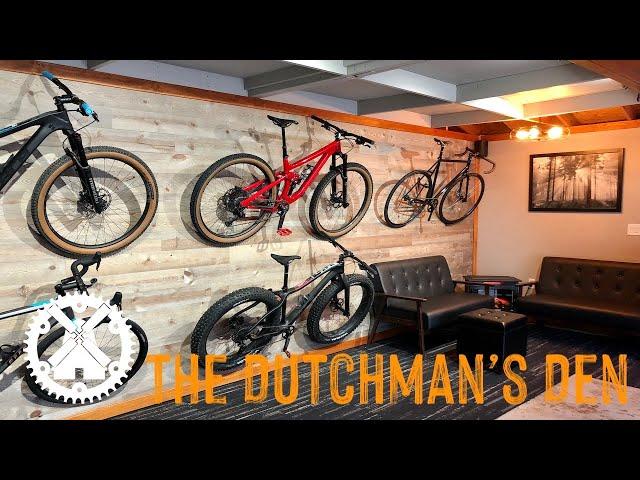 DREAM GARAGE & BIKE SHOP Tour | The Dutchman's Den | A DIY Bike Cave Build!