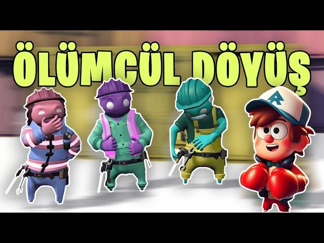 QABAĞIMA ÇIXANI TƏPİYİMİN ALTINA SALDIM | GÜLMƏLİ ANLAR | - GANG BEASTS