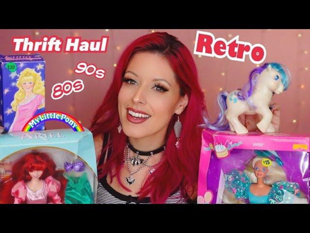 THRIFT HAUL! Retro 80s & 90s MLP, Little Mermaid, Jenna?