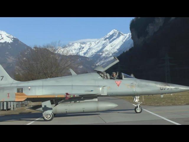 F-5 Tiger und F/A-18 WK 2017 Meiringen