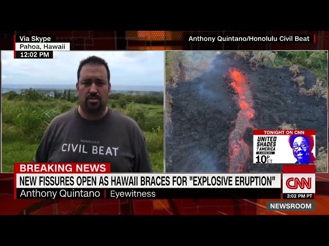 My Interview With CNN Standing In Front Of Fissure 17