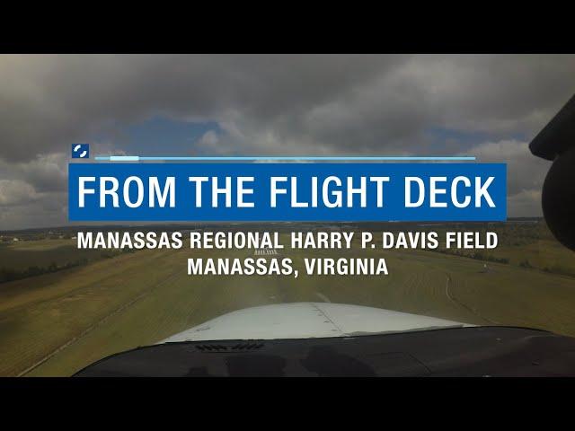 From the Flight Deck – Manassas Regional Airport Harry P. Davis Field (HEF)