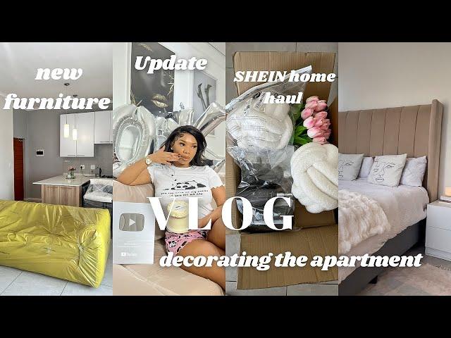 VLOG | LIFE UPDATE, NEW COUCH AND CHAIRS , SHEIN HOME DECOR AND APARTMENT TOUR