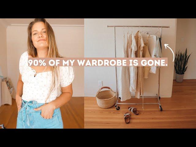 TEN ITEM  Summer Capsule Wardrobe (decluttered 90% of my closet)