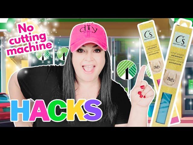 You'll NEVER  Walk Past Dollar Tree Vinyl Again! Dollar Tree DIY Crafts