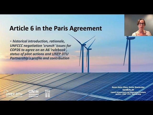 Article 6 in the Paris Agreement explained