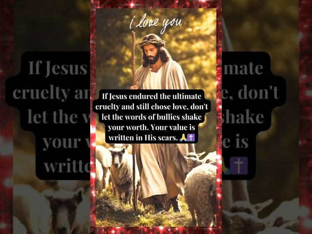 Jesus Meme: Choose Love Over Cruelty | Self-Worth Inspiration #jesusmessage #faith #shorts