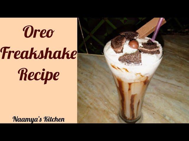 Oreo Freak shake Recipe | Oreo Milk Shake | Oreo Recipe | Oreo Icecream Milkshake | #shorts