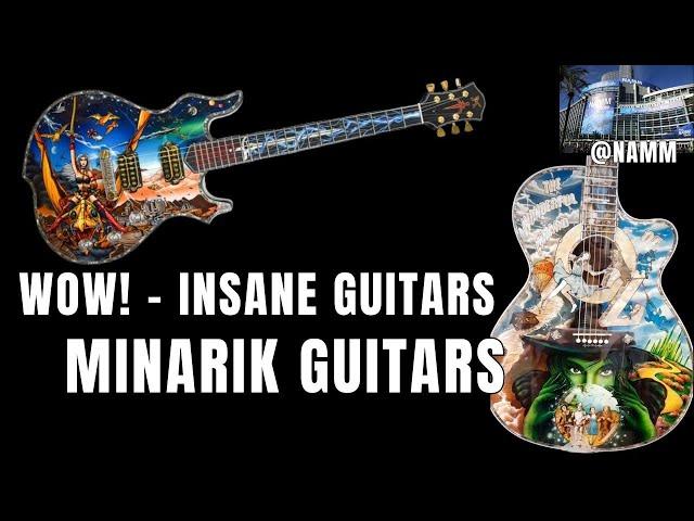 Minarik Guitars - Works of Art at NAMM 2024 - WOW!