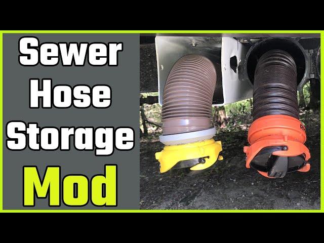 Large RV Storage Tube for Sewer Hoses plus more DIY (RV Living Full Time) 4K