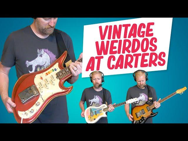 Vintage WEIRDOS at Carter's -Teisco Spectrum, Gretsch Traveling Wilburys & Burns Bison -  #Roadcase