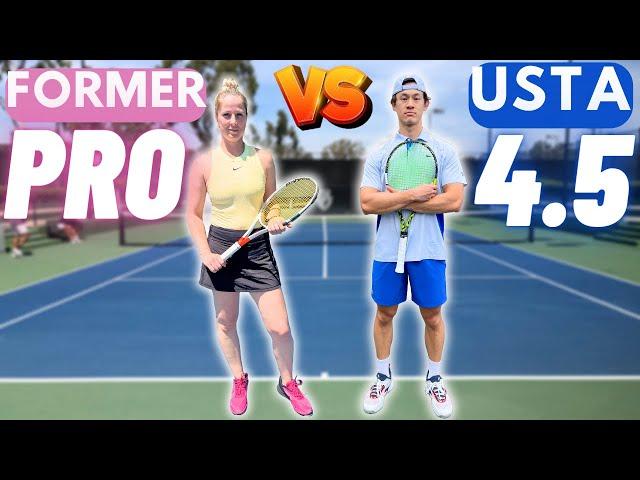 Former Pro vs USTA 4.5!