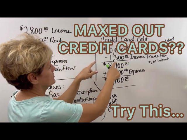 What Can You Do When Your Credit Cards Are MAXED OUT? Velocity Banking!!