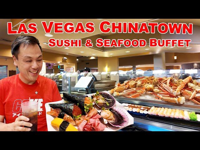 Vegas Chinatown's Ultimate Sushi & Seafood Japanese Buffet Feast!