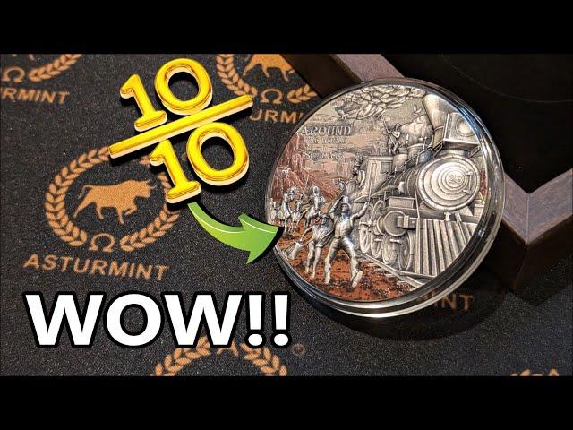 Around The World In 80 Days 3 oz Silver by The Astur Mint!