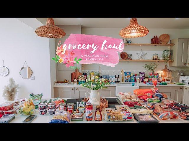 GROCERY HAUL & MEAL PLAN FOR A FAMILY OF FIVE | SEPTEMBER 2024