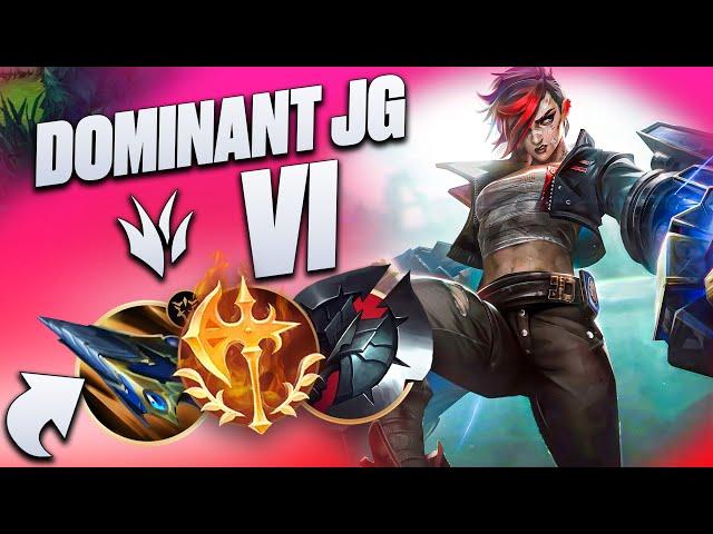 Why Vi Jungle Is A BEAST Jungler To Carry Games! (Abuse for Free LP while people think she's weak)