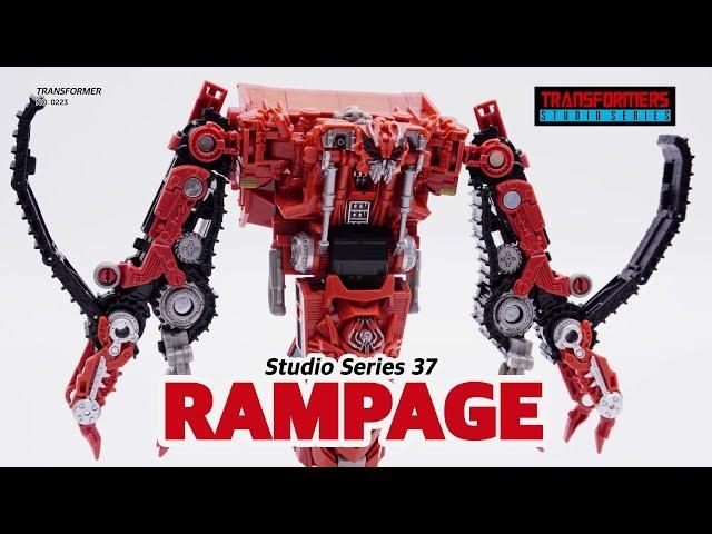 Transformers Studio Series RAMPAGE Constructicons Devastator SS-37 Video Review!