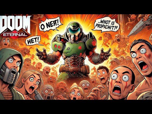 РЕАКЦИЯ ЛЮДЕЙ на ПАЛАЧА РОКА в DOOM Eternal