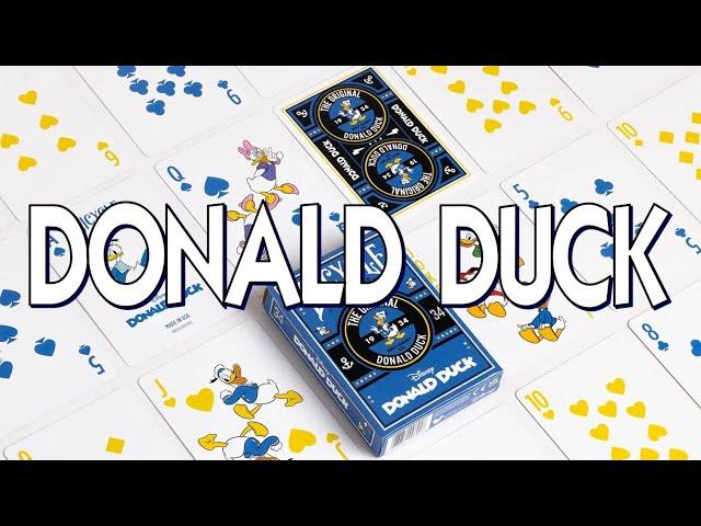 Deck Review - Donald Duck Playing Cards