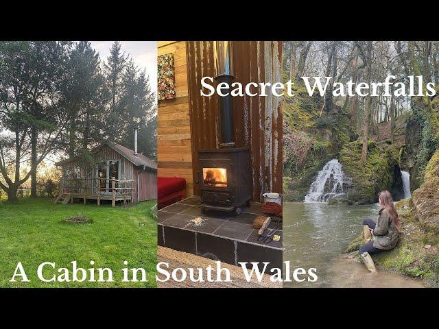 A slow week in a cabin in South Wales / Exploring beaches and finding hidden waterfalls