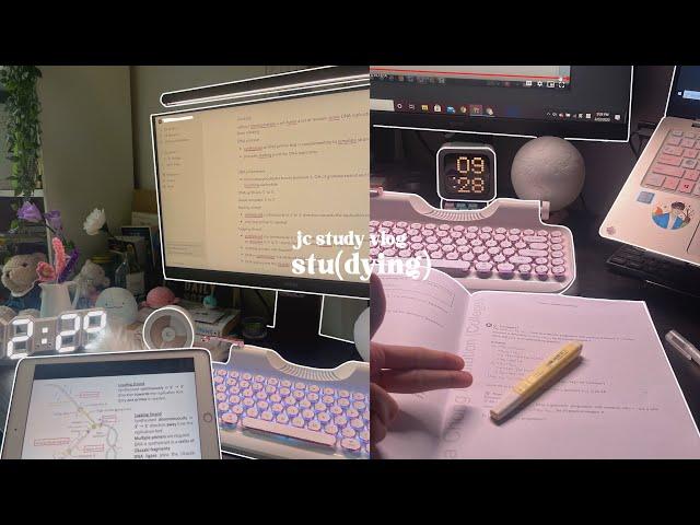 junior college productive study vlog singapore  | week in my life, lessons start, stu(dying)