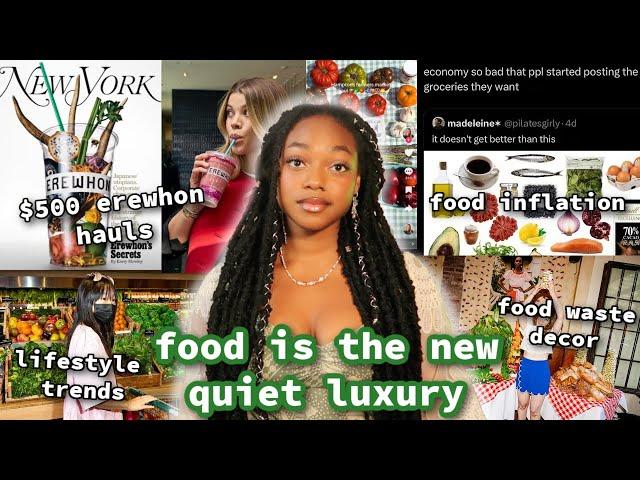 food is the new luxury status symbol