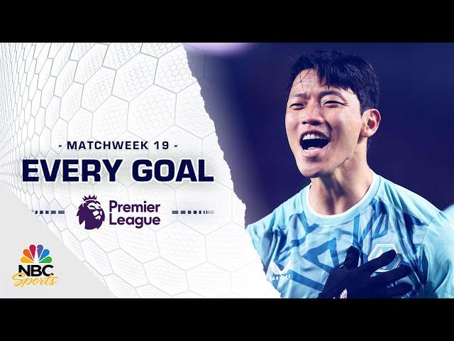 Every Premier League goal from Matchweek 19 (2023-24) | NBC Sports