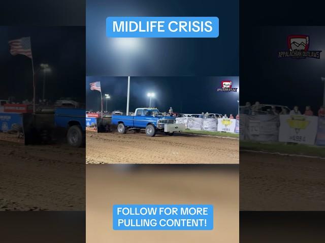 Truck and Tractor Pulls! Midlife Crisis Big Block Ford! #truckpull #truck #trucks