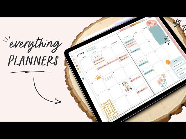 Everything Digital Planners | A Tour 