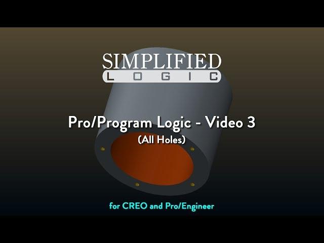 Pro/Program LOGIC for CREO & Pro/E - Video 3