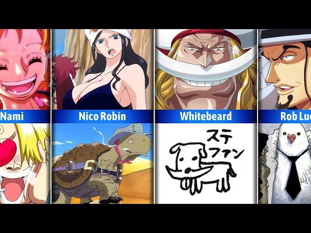 Pets of One Piece Characters