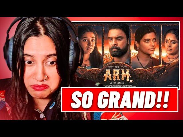 ARM (Malayalam) - Trailer Reaction | Tovino Thomas,Krithi Shetty | Jithin Laal | Ashmita Reacts