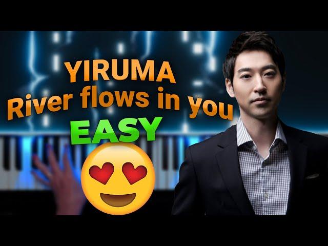 How to play Yiruma River Flows in You on piano easy