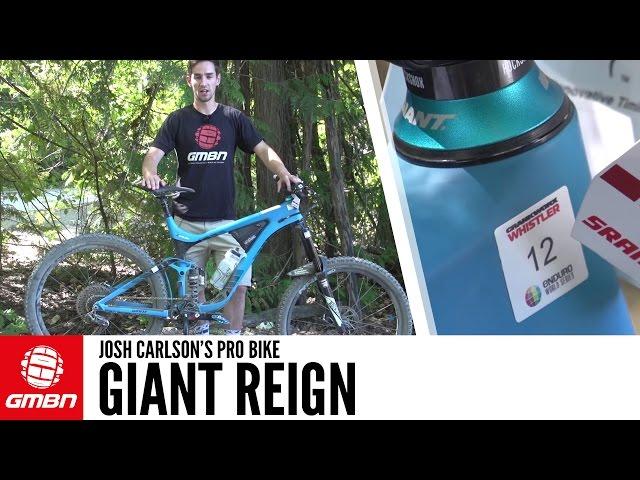 Josh Carlson's Giant Reign | GMBN Pro Bike